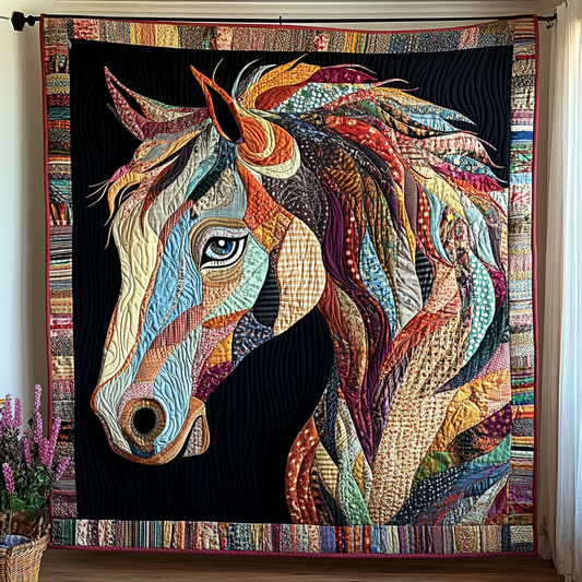 Golden Mane Quilted Blanket NCU0DK5322