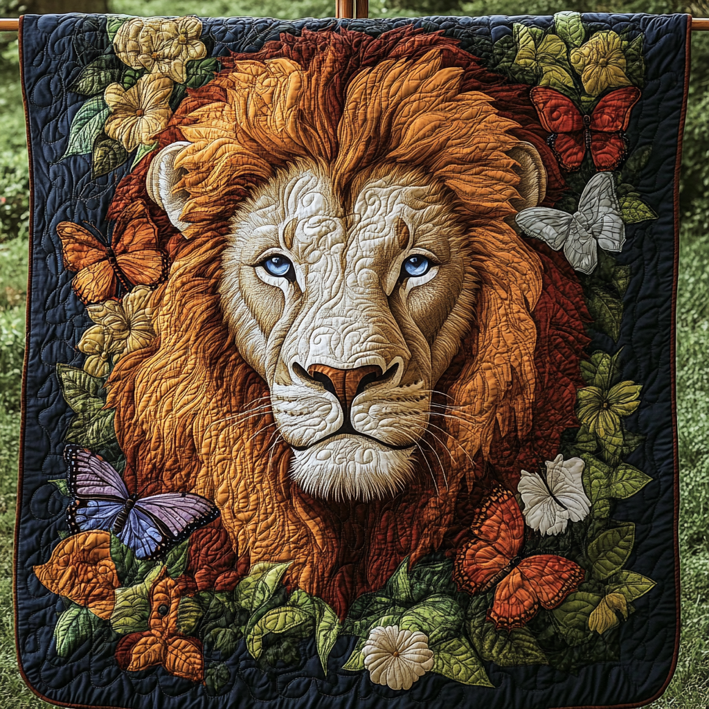 Golden Mane Quilted Blanket NCU0VH2332