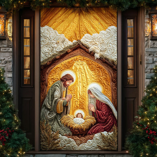 Golden Manger Quilted Door Cover NCU0TV998