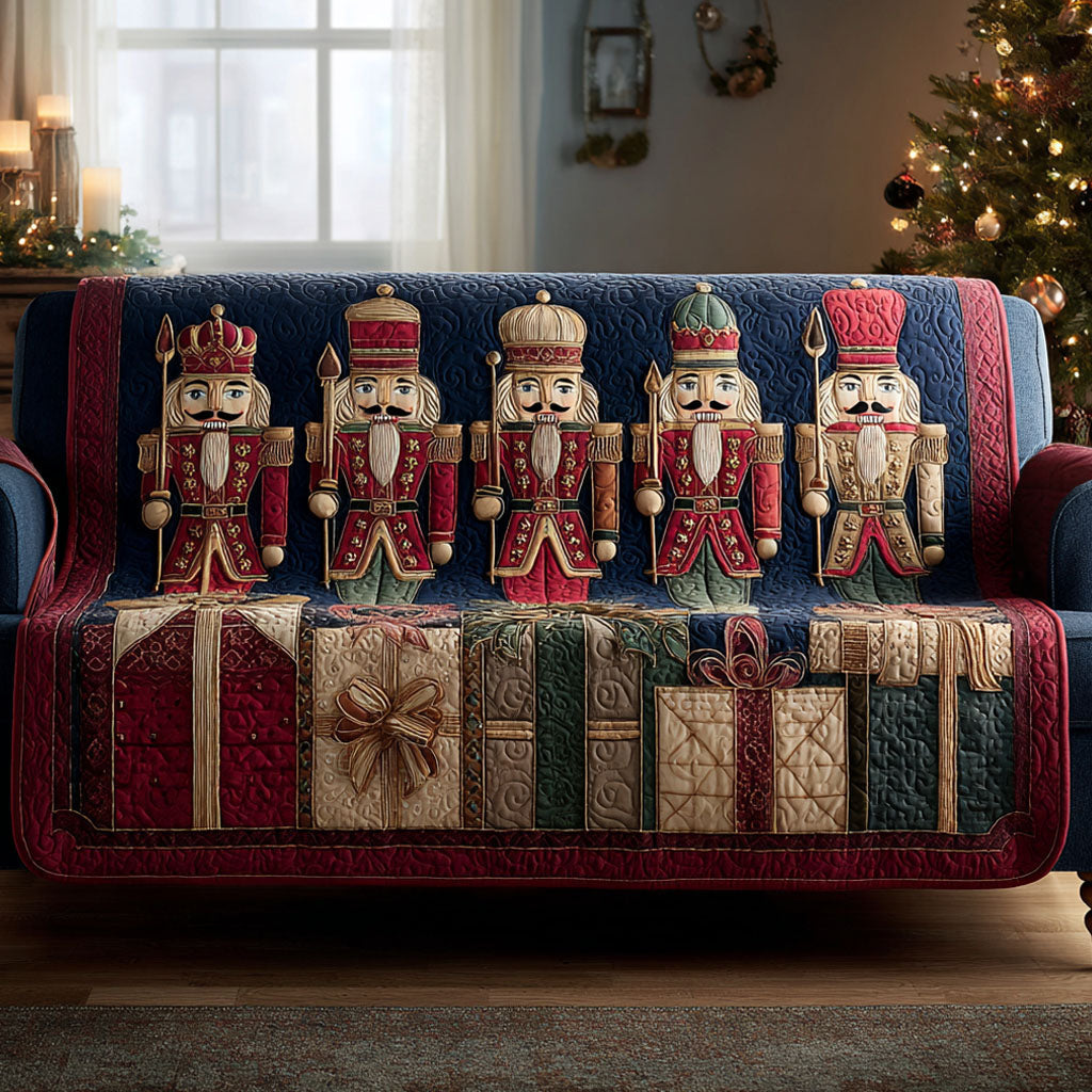 Golden March Quilted Sofa Cover NCU0TV1136