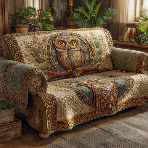 Golden Nest Quilted Sofa Cover NCU0XD1475