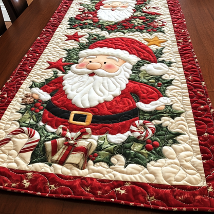 Golden Noel Quilted Table Runner NCU0DK1222