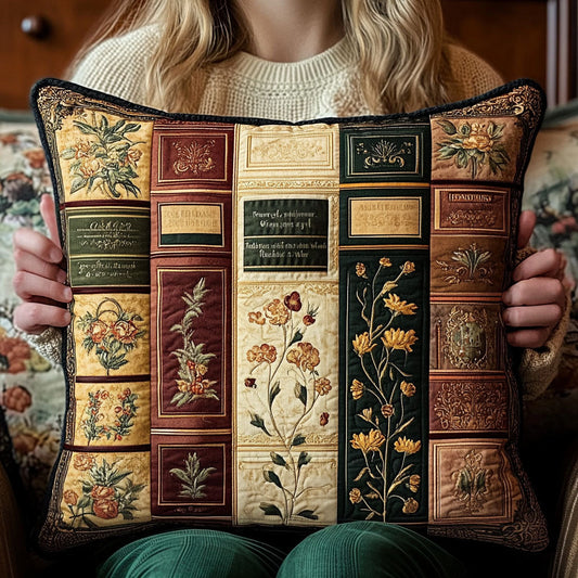 Golden Pages Quilted Pillow Case NCU0PT4679