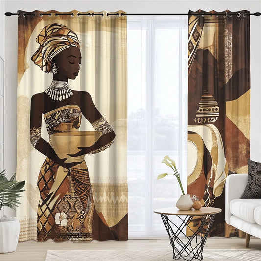 Golden Path Quilted Curtains NCU0DK11749