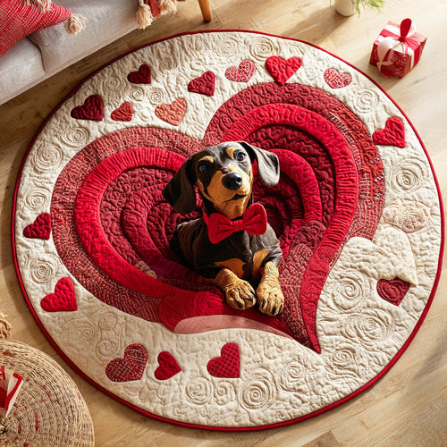 Golden Paw Quilted Round Mat NCU0TD478