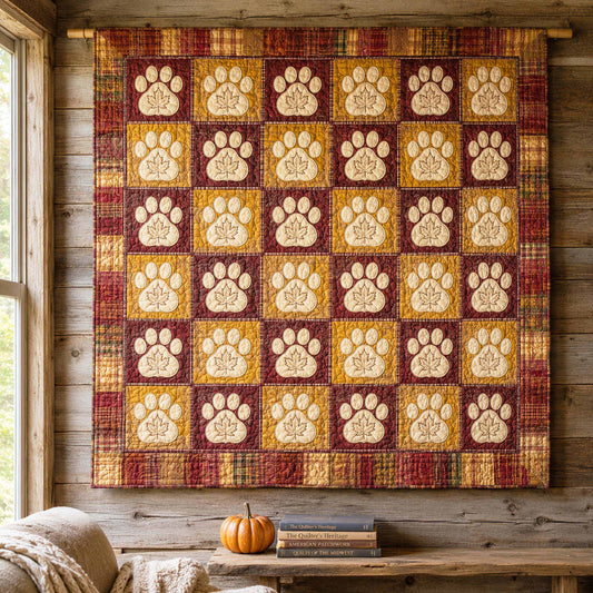 Golden Paws Quilted Blanket NCU0TD3072
