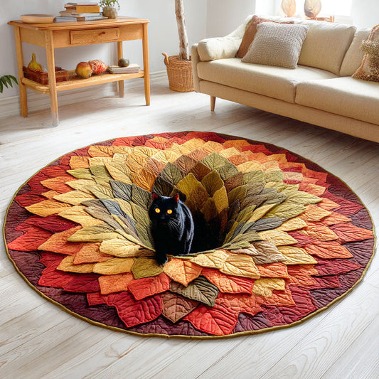 Golden Paws Quilted Round Mat NCU0TD915