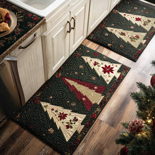 Golden Pine Glow Kitchen Area Rug NCU0TD1717