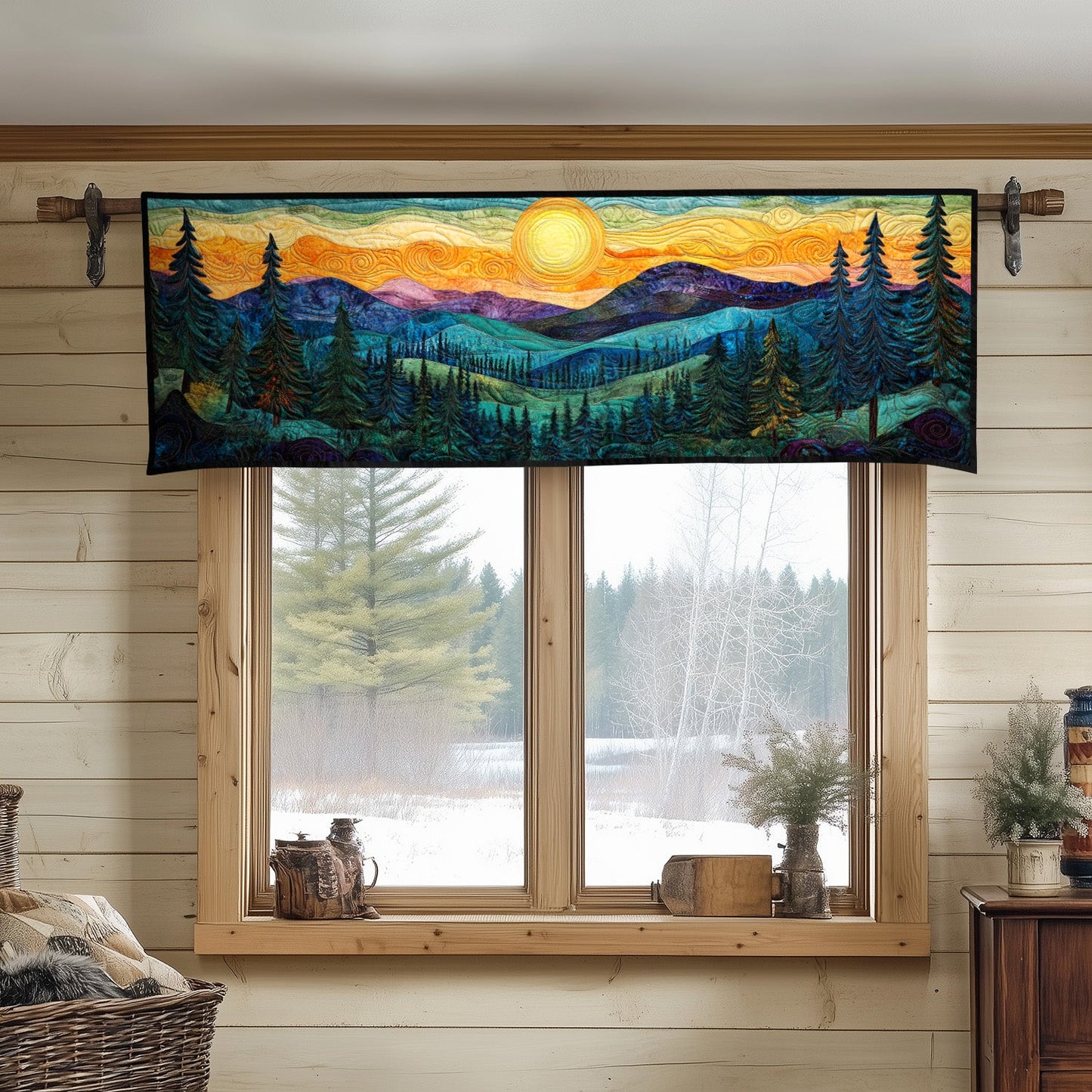 Golden Range Quilted Valance NCU0NT7172