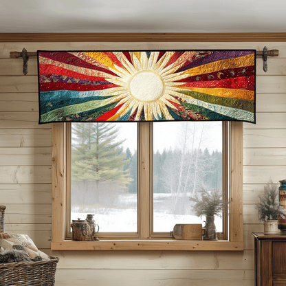 Golden Rays Quilted Valance NCU0DV3619