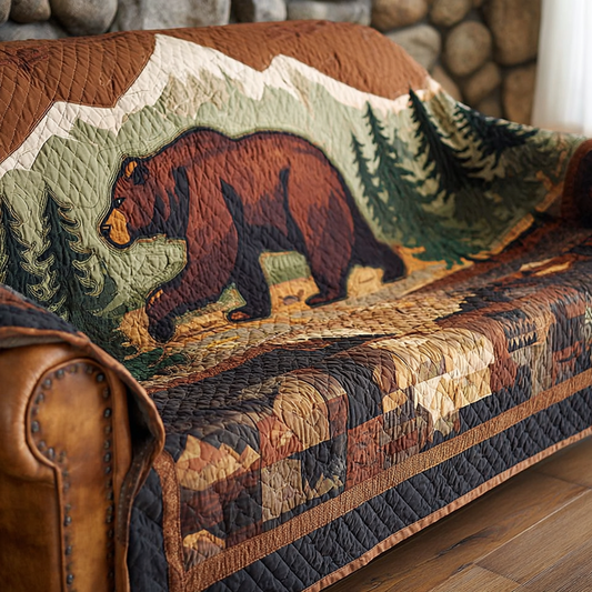Golden Ridge Quilted Sofa Cover NCU0DK10538