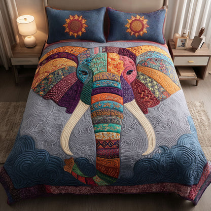 Golden Safari 3-Piece Quilted Bedding Set NCU0DK12045