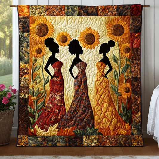 Golden Spirit Quilted Blanket NCU0NT7588