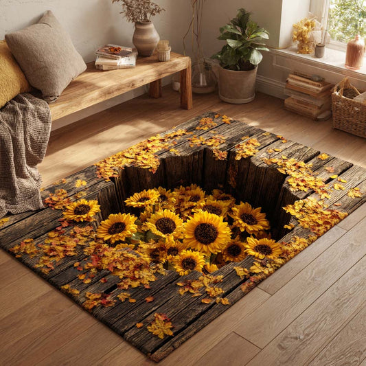 Golden Sun Hollow Area Rug NCU0XD919