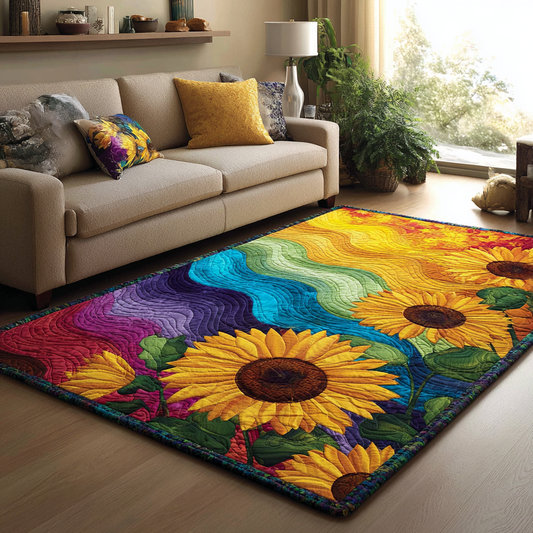 Golden Sunflower Area Rug NCU0DK10320