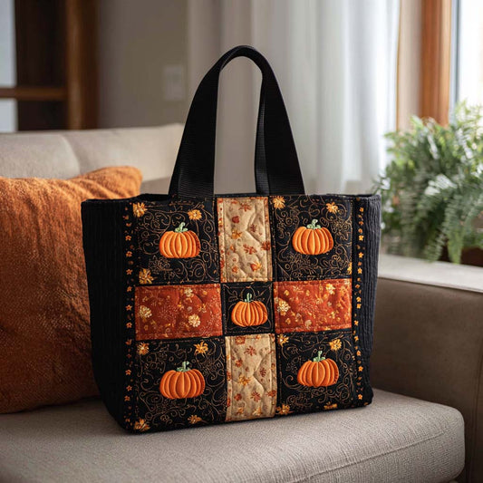 Golden Trail Quilted Tote Bag NCU0NT9044