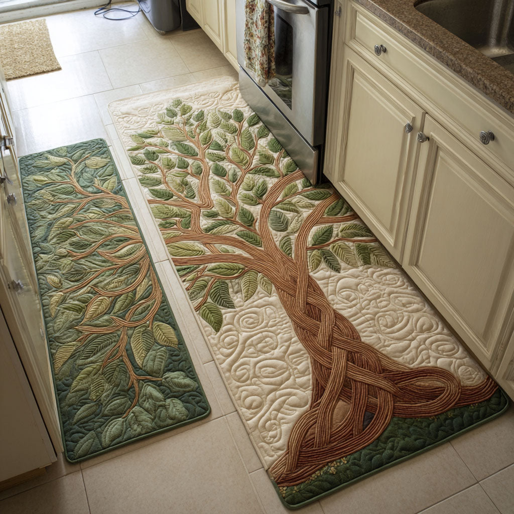 Golden Tree Kitchen Area Rug NCU0DK11678