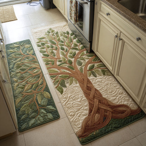 Golden Tree Kitchen Area Rug NCU0DK11678