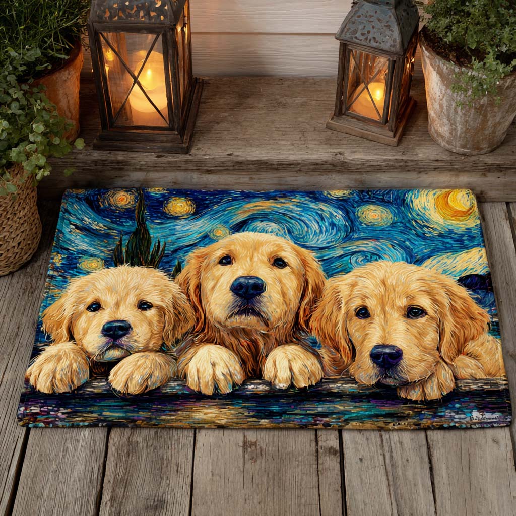 Golden Trio Night Doormat NCU0XD900