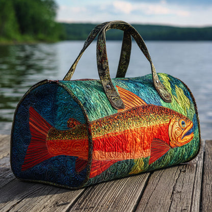 Golden Trout Quilted Duffle Bag NCU0PT9010