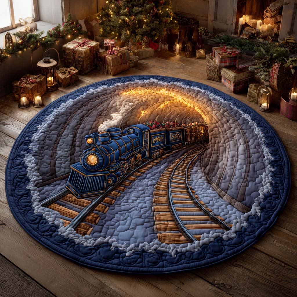 Golden Tunnel Express Quilted Round Mat NCU0XD1197