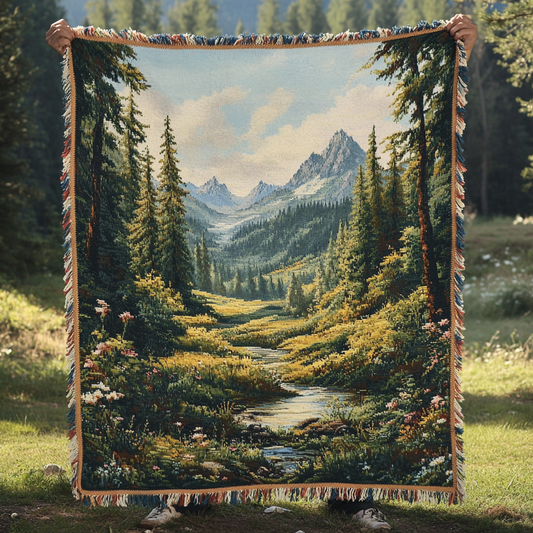 Golden Twilight Woven Sofa Blanket NCU0DV3994