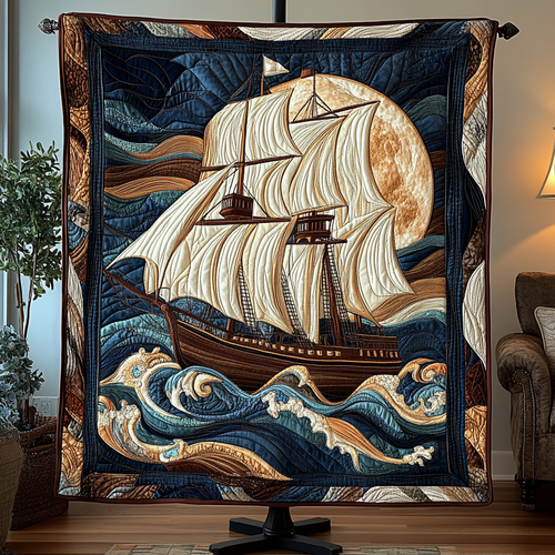 Golden Voyage Quilted Blanket NCU0VH554