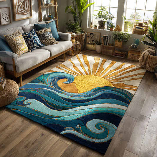 Golden Wave Area Rug NCU0TV503