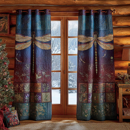 Golden Wing Glimmer Quilted Curtains NCU0DV8708