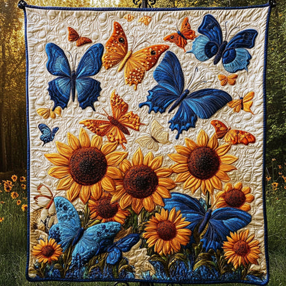 Golden Wings Quilted Blanket NCU0NT4709