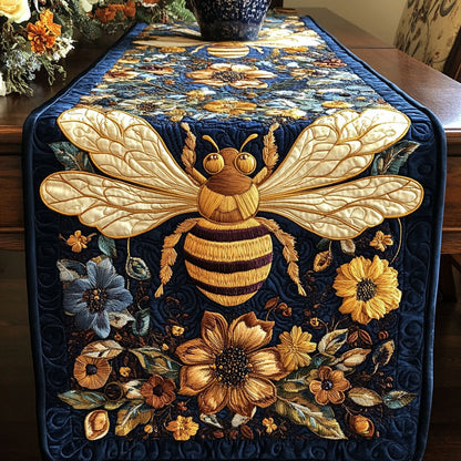 Golden Wings Quilted Table Runner NCU0NT4012