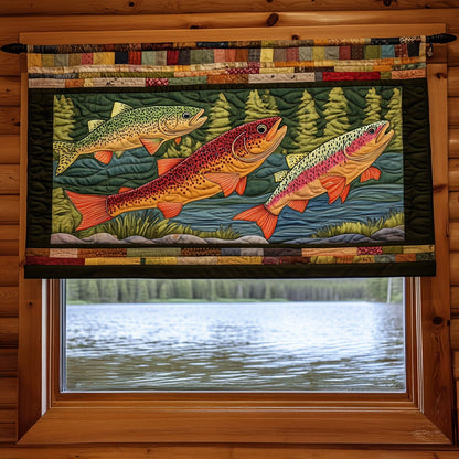 Gone Fishing Quilted Valance NCU0PT4866