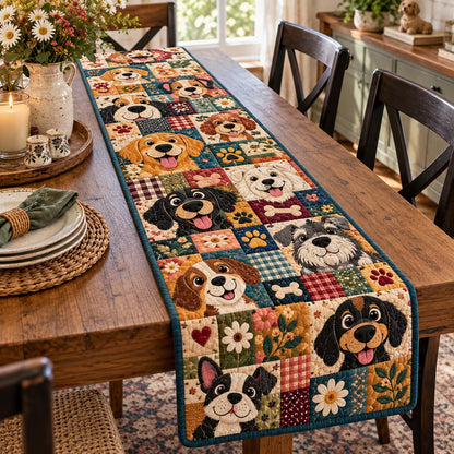 Good Dogs Club Quilted Table Runner NCU0DV10469