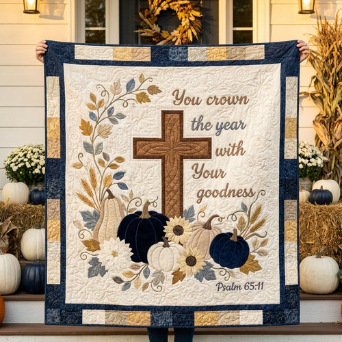Goodness Through the Seasons Quilted Blanket NCU0PT11777