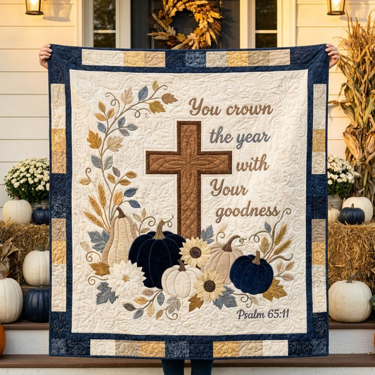 Goodness Through the Seasons Quilted Blanket NCU0PT11777