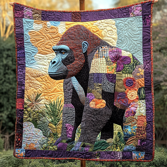 Gorilla Majesty Quilted Blanket NCU0DK4099
