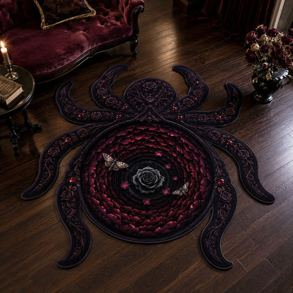 Gothic Spider Custom Shape Area Rug NCU0TD2922