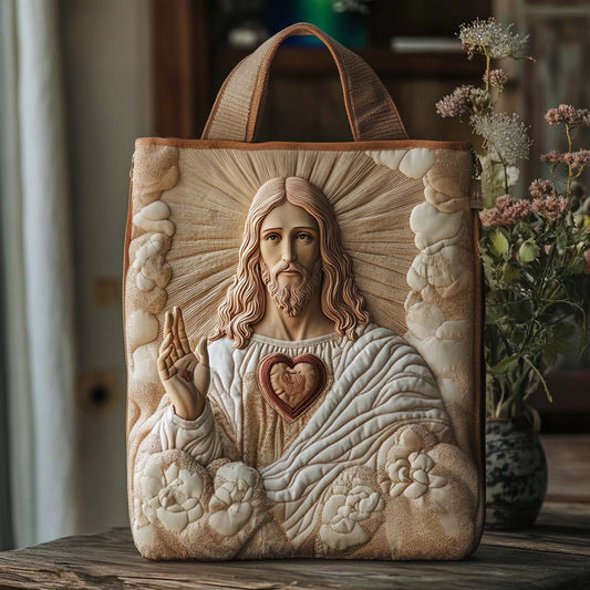 Grace Filled Days Quilted Tote Bag NCU0NT8544