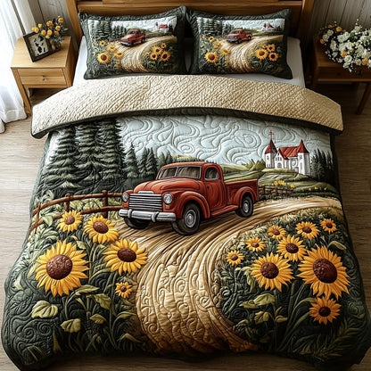 Grace Journey 3-Piece Quilted Bedding Set NCU0DV6586