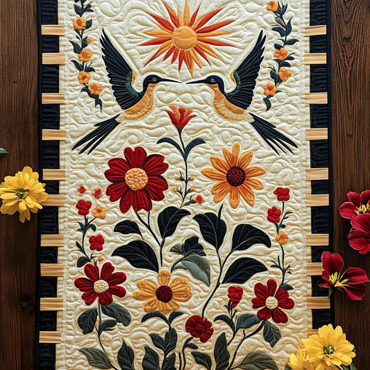 Graceful Dancer Quilted Table Runner NCU0PT6735
