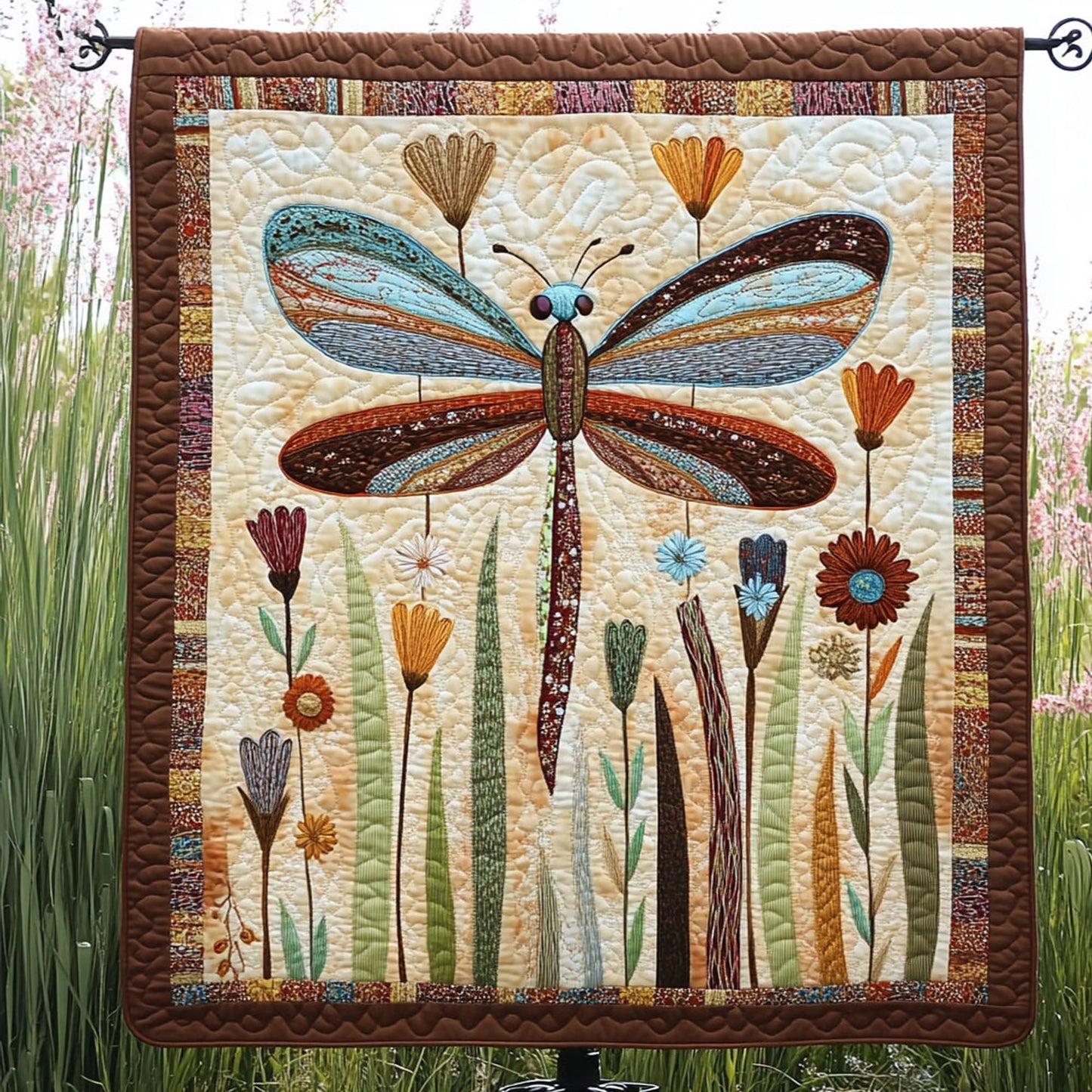 Graceful Flight Quilted Blanket NCU0PT6507