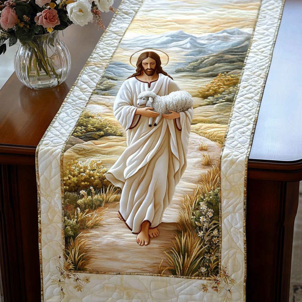 Graceful Guardian Quilted Table Runner NCU0NT4407 – Vantique