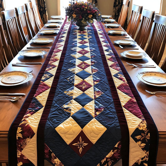 Graceful Insignia Quilted Table Runner NCU0PT3644