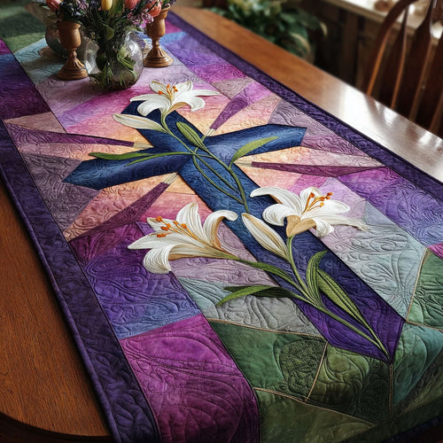 Graceful Resurrection Quilted Table Runner NCU0NT12315