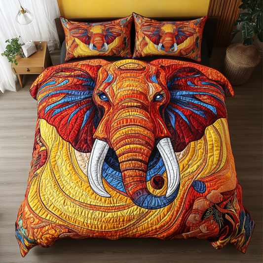Graceful Roam 3-Piece Quilted Bedding Set NCU0DK6818