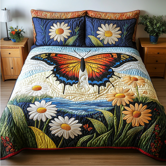 Graceful Soar 3-Piece Quilted Bedding Set NCU0DK6517