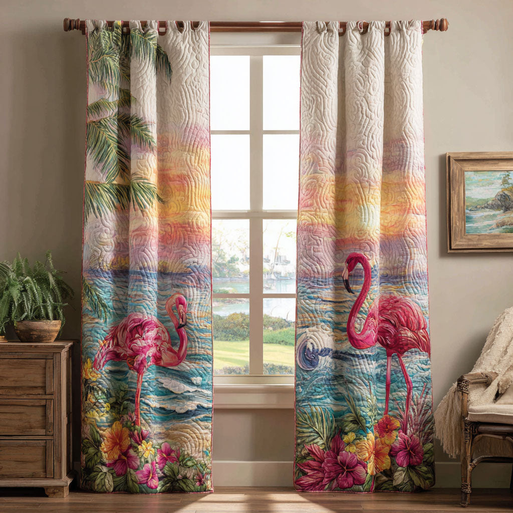 Graceful Solitude Quilted Curtains NCU0PT10120