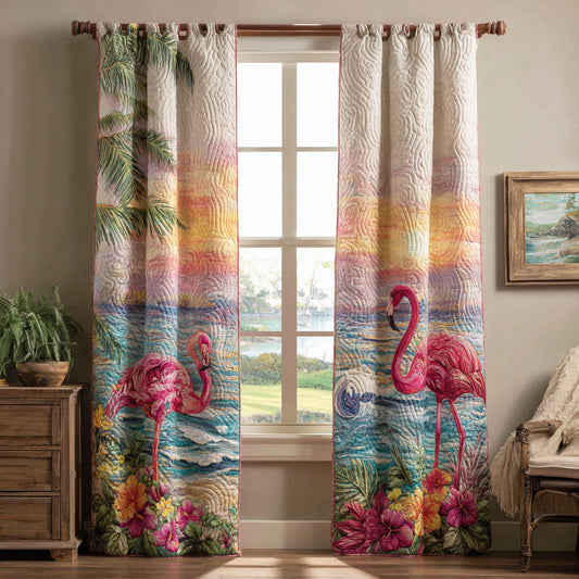 Graceful Solitude Quilted Curtains NCU0PT10120
