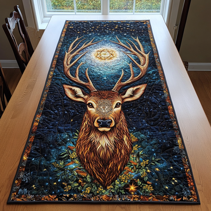Graceful Stag Quilted Table Runner NCU0DK4399