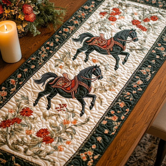 Graceful Trot Quilted Table Runner NCU0VH3463